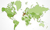 Google Analytics World Map