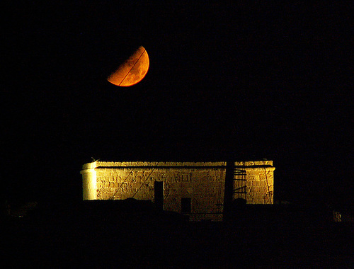 Mond über Paphos