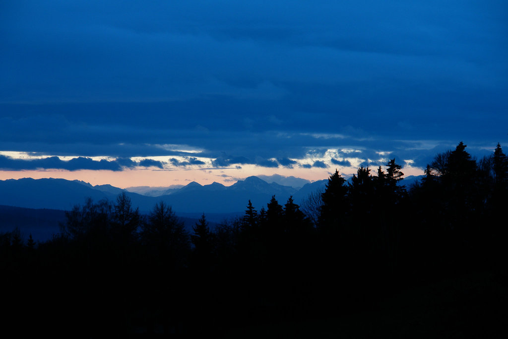 The Alps at sunrise I
