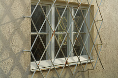 Icking - Fenster des ehem. Postgebäudes