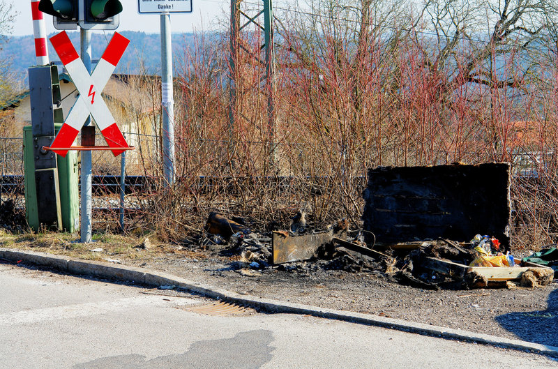 Icking - Am Bahnübergang