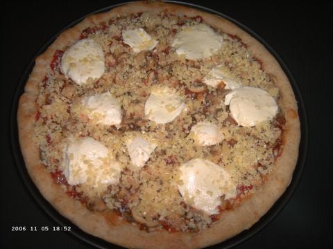 Mushroom Pizza Bianca