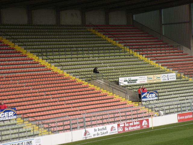 The first of the two KFC Uerdingen-supporters