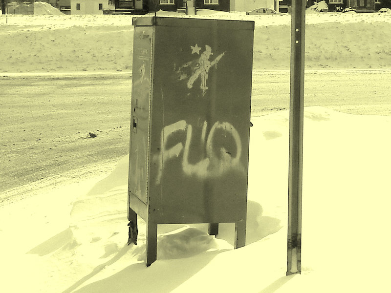 FLQ - Patriote -  La Poste   /  Dans ma ville  - Hometown - 25-01-08 - Vintage effect with photofilter  /  À l'ancienne.