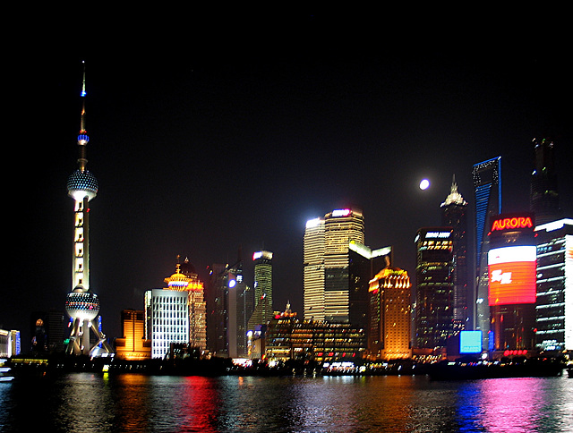 Shanghai bei Nacht