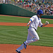 Chicago Cubs Player Rounding Third (0041)