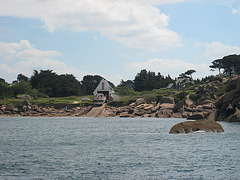 Bateau du secours en mer de Ploumanach