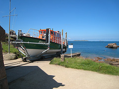 Bateau du secours en mer de Ploumanach