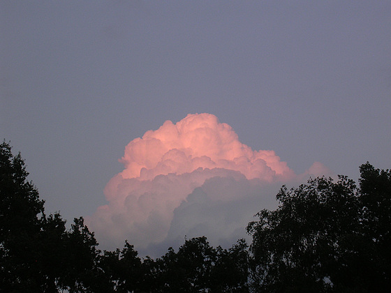 wolkenglühen