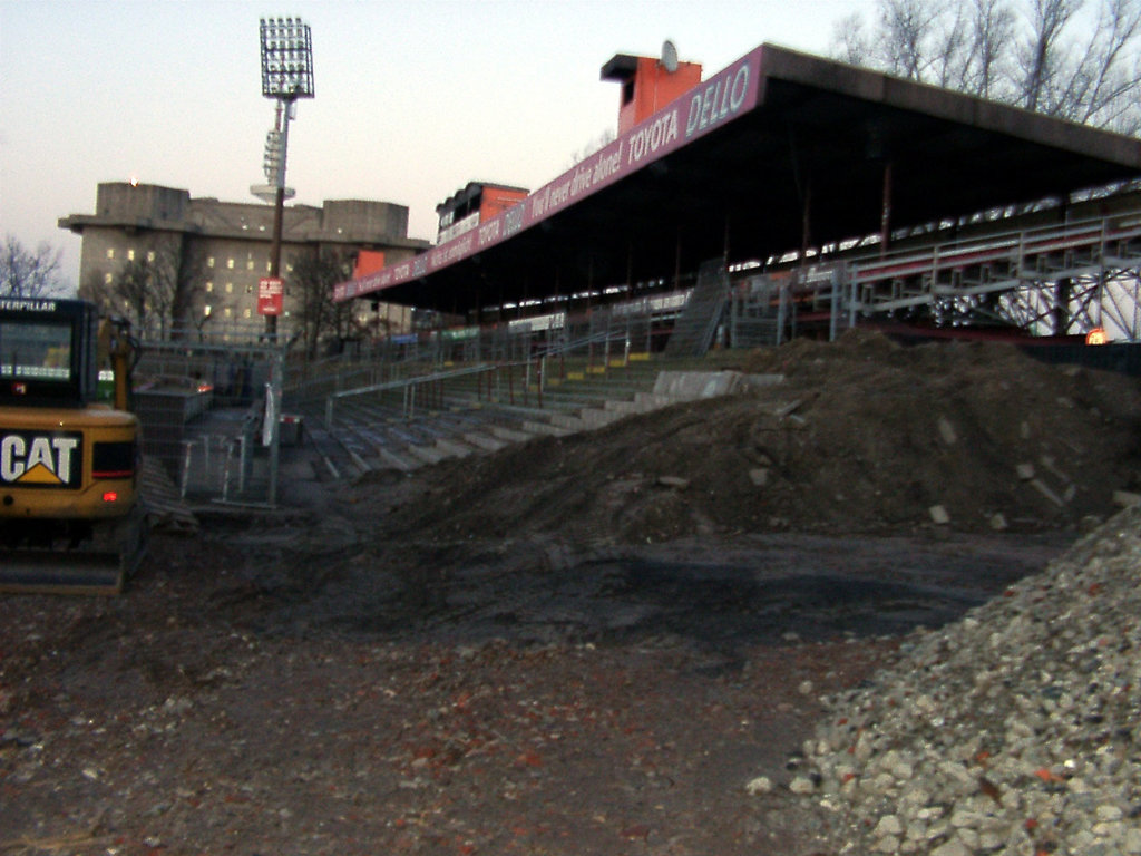 Suedkurve, Blick auf Gegengerade