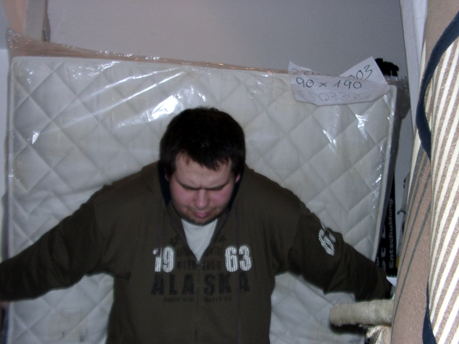 Day #019 - the new mattress arrived!