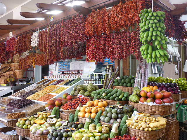 Le marché a Madère