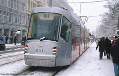 DPP #9111 In The Snow, Karlovo Namesti, Prague, CZ, 2007