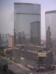 Kunming - Blick aus meinem Hotelfenster