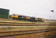 GBRf # 66714 & 66711, Picture 2, unknown location KX-Peterborough, England(UK), 2007