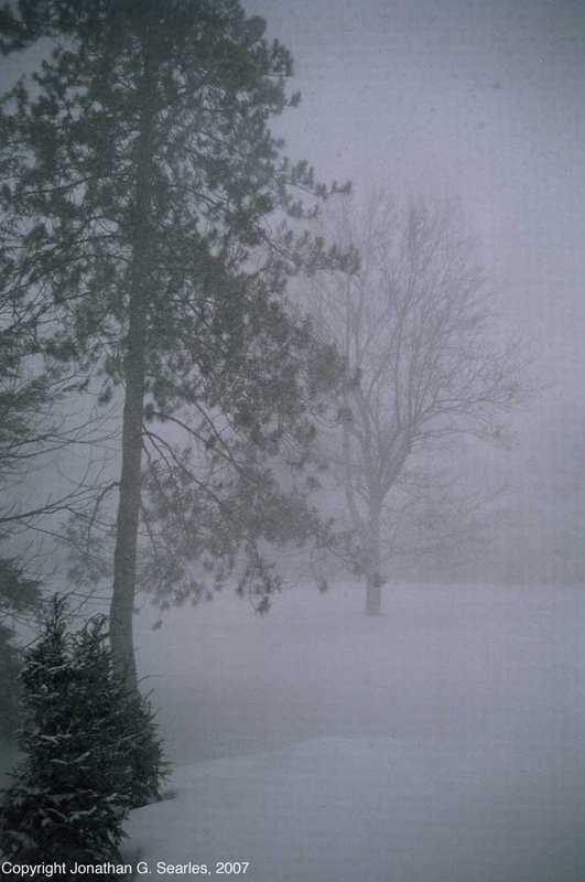 Snowstorm, Picture 2, Clinton, NY, USA, 2007