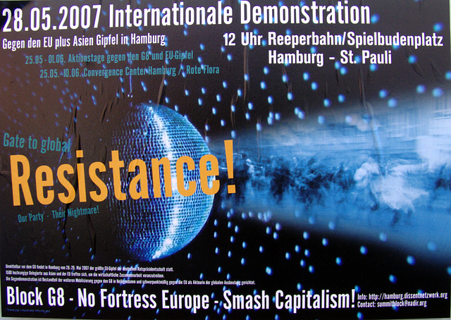 Block G8 - No Fortress Europe - Smash Capitalism!