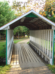 Solitude Ste-Françoise  / Québec, CANADA - 20 août 2006 / Covered bridge - Le pont couvert