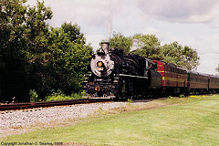 NYS&W #142 and #2400 In Southern New York, USA, 1998
