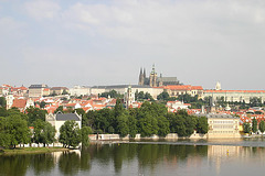 View of Prague Castle, Hradcany and Mala Strana