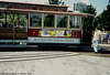 Cable Car On Turntable At Beach, Picture 3, San Francisco, CA, USA, 1993