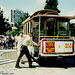 Cable Car On Turntable At Beach, Picture 2, San Francisco, CA, USA, 1993
