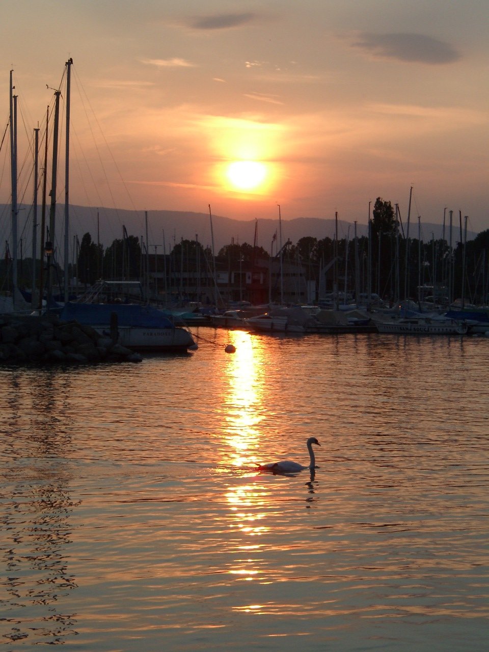 Sunset in Ouchy
