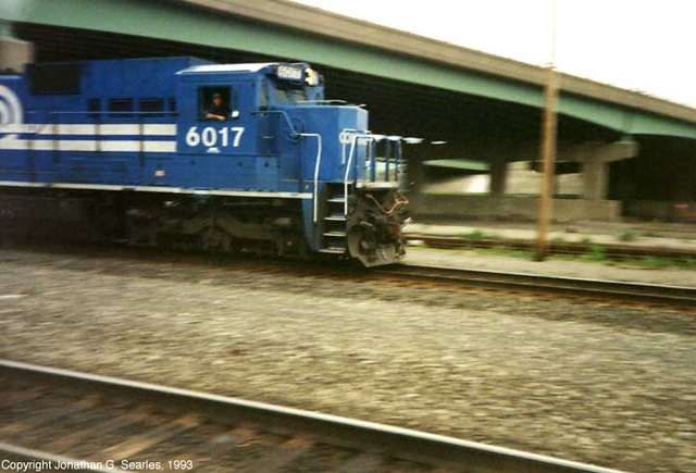 Conrail #6017 (Rescan), Utica, NY, USA, 1993