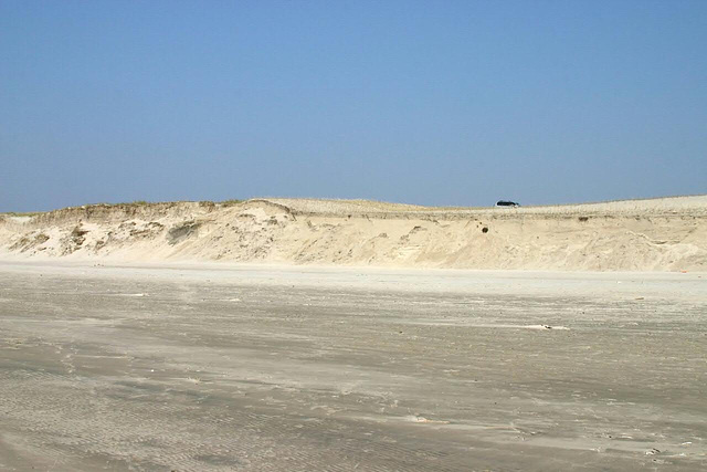 Sandy beach at Skallingen peninsula