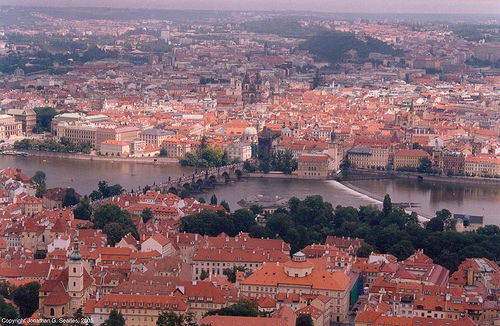 View From Petrin Hill, Prague, CZ, 2005