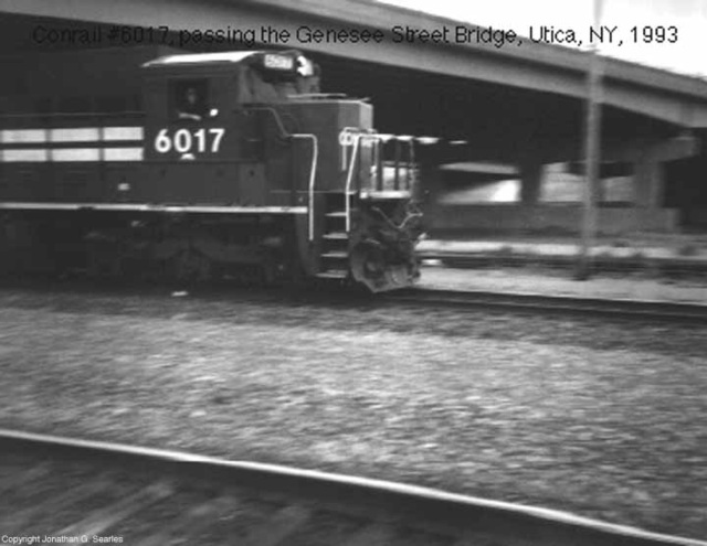 Conrail #6017, Utica, NY, USA, 1993