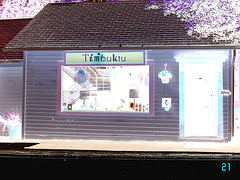 Timbuktu store /    Timbuktu store  /  Woodstock  in New-York state.  USA - Negative artwrork