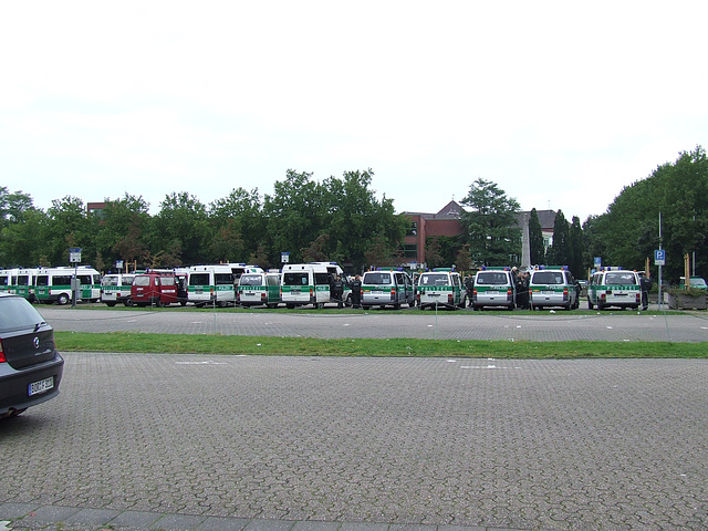 demo bocholt 003: Polizei