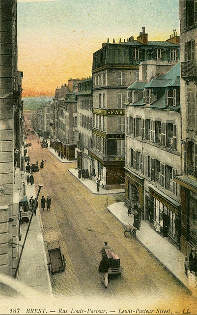 Brest Rue Louis Pasteur couleurs