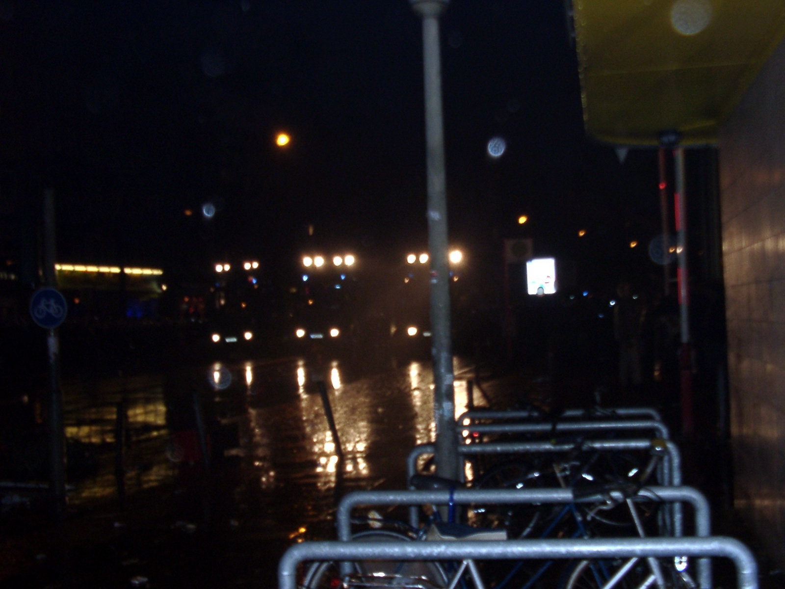 Three water-cannons, on each side