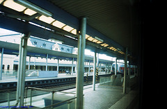 Train Window at Lysa nad Labem, Bohemia (CZ), 2007