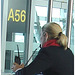 A56 blond Lady at the phone /  La blonde A56 au téléphone - Aéroport de Bruxelles - 19 octobre 2008.
