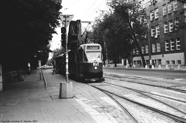 Warsaw Tram #436, Picture 3, Warsaw, Poland, 2007