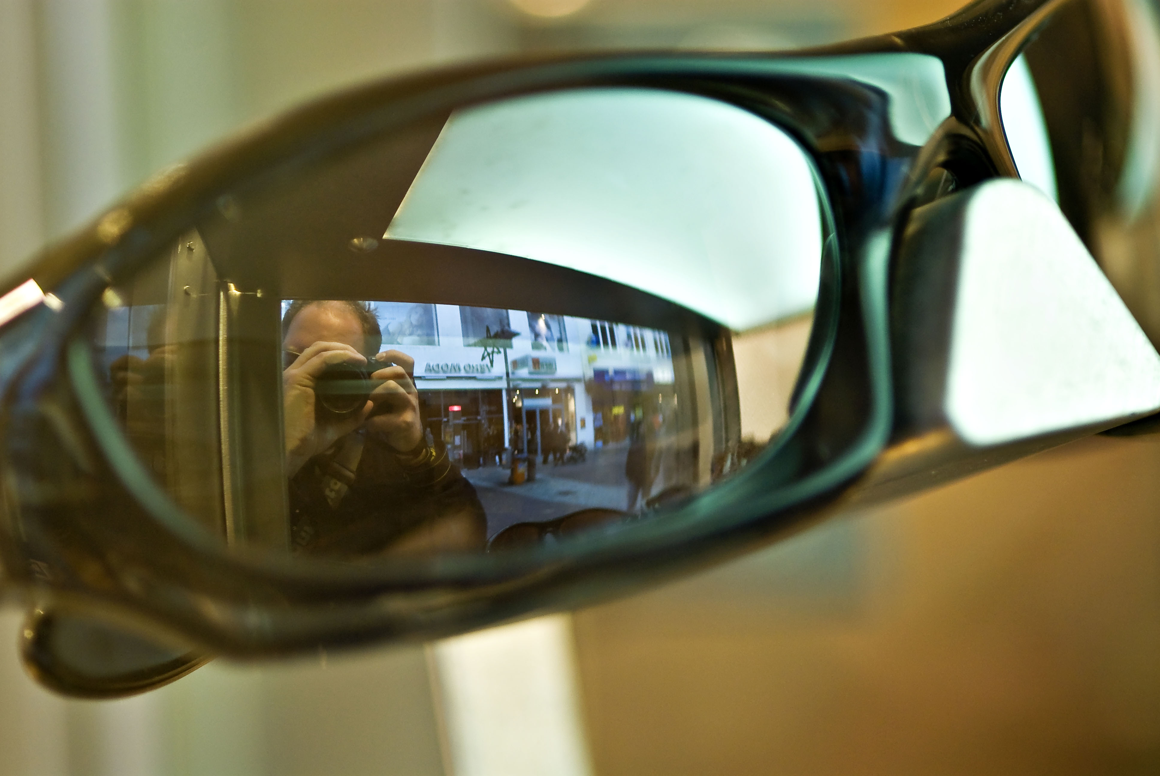 Sun glasses in winter