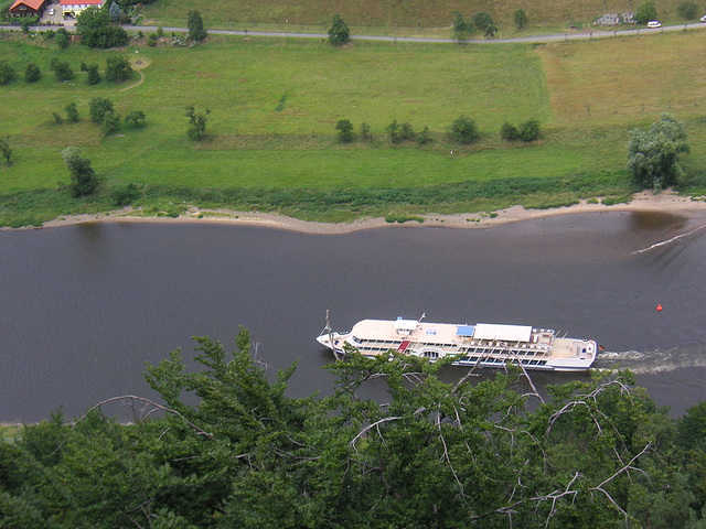 Raddampfer der Weißen Flotte - Dresden