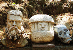 Heads of stone
