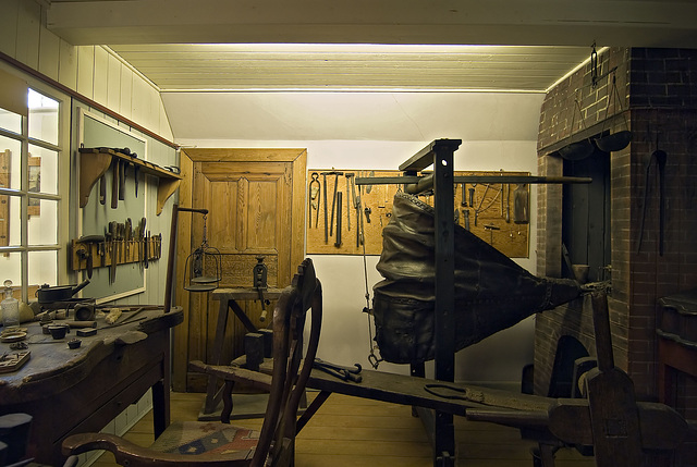 Ancient Frisian house interior