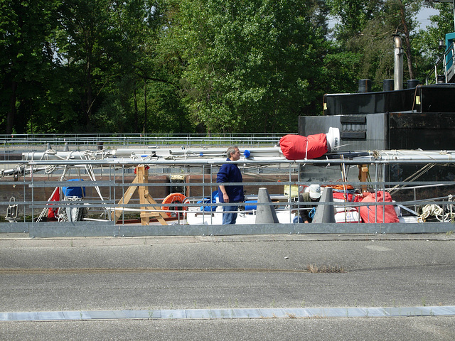 First lock on the Rhine