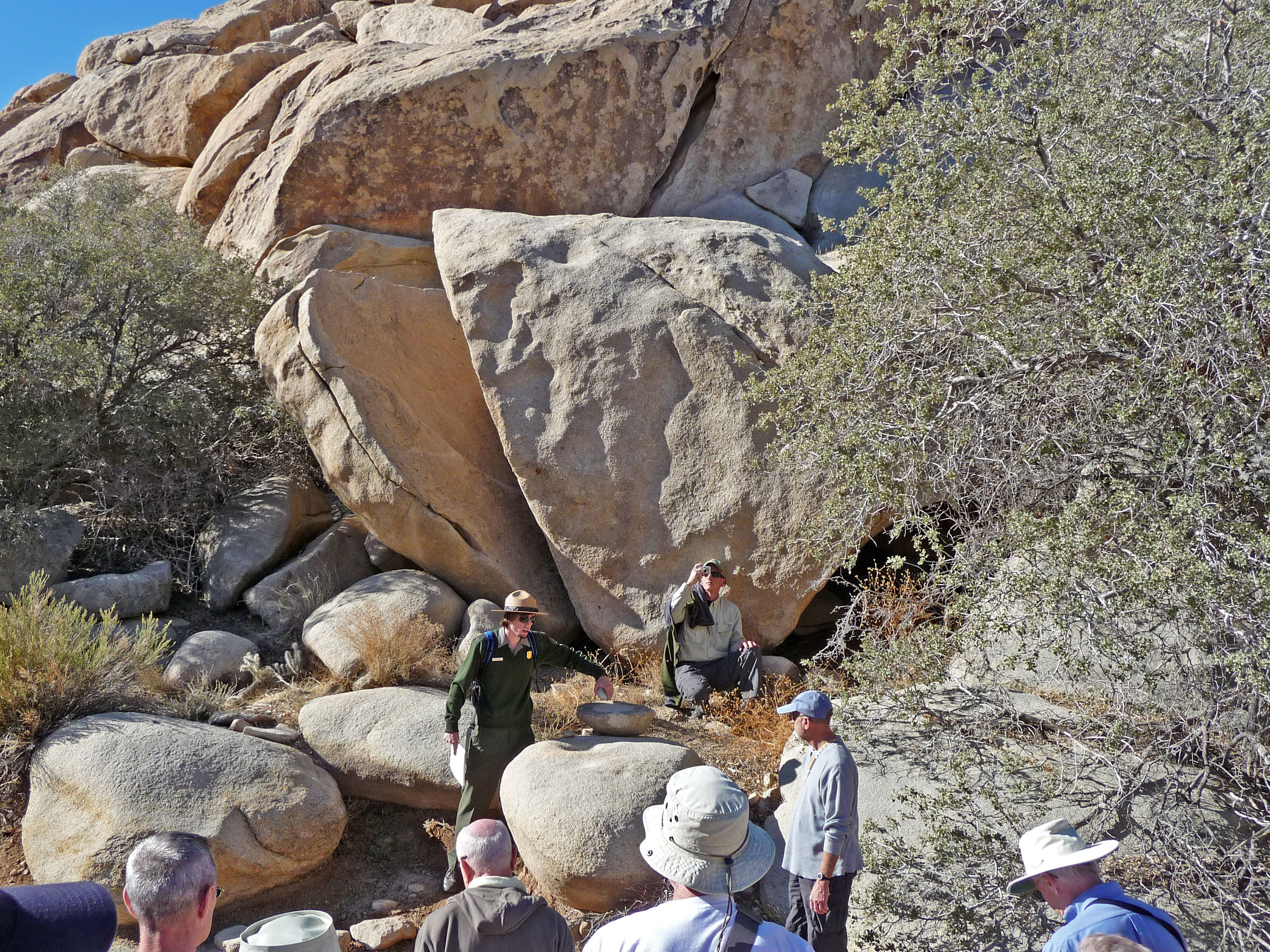 Ranger Dylan Displays Metate & Mortar (2480)