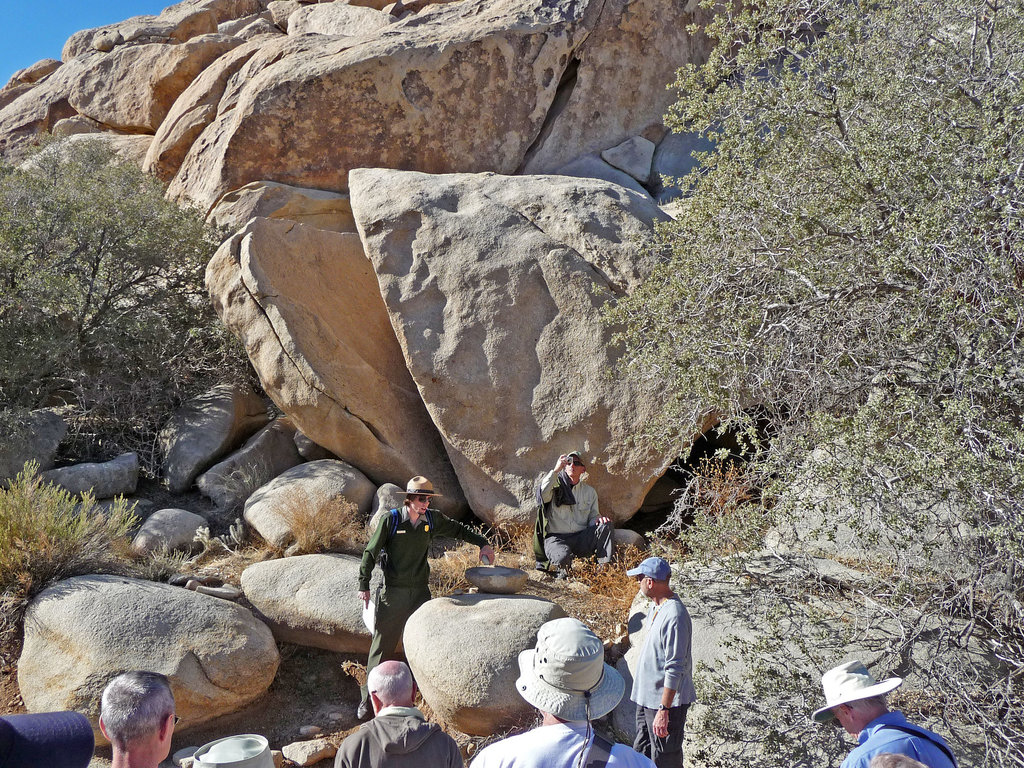 Ranger Dylan Displays Metate & Mortar (2480)