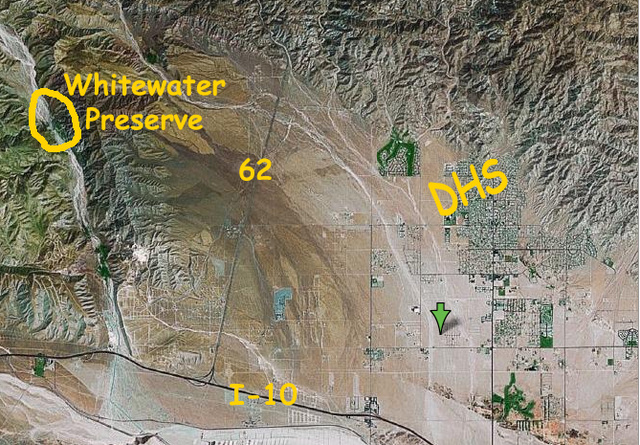 Whitewater Preserve Map