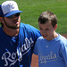 Mike Moustakas and Fan (9882)