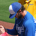 Mike Moustakas Signing Autographs (9837)