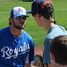 Mike Moustakas Signing Autographs (9880)