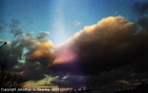 Sunset and Clouds, Sidliste Haje, Prague, CZ, 2007